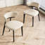 Chaises de salle à manger en bois massif avec dossier, chaise d'appoint rembourrée avec siège et dossier rembourrés, aucun assemblage requis (ensemble de 4)-102379331-105060882-113433624