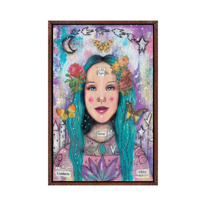 Super You by Tamara Laporte - Print on Canvas, Classic Brown Wood Framed, 101.6 cm H x 66.04 cm W