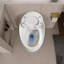 Egg Shape Ceramic Toilet In Glossy White - 1.28 Single Flush, Stain, Bathroom White, Modern Artistic Design