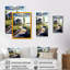 Charmant chalet sur l'eau I - reproduction sur toile-2143386198-2143386197