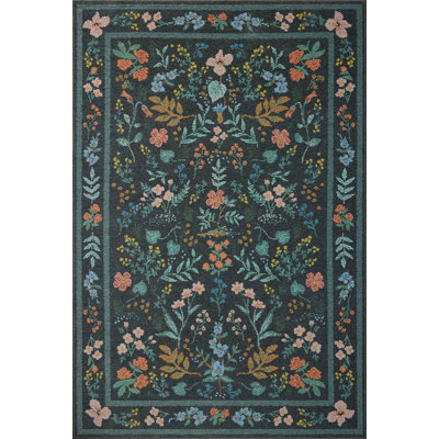 Devaney Charcoal Area Rug