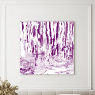 Glace colorée en mauve 5 pièces par Irina Gorbman