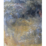 The Vibrant Hues In Gray And Yellow Print by Irena Orlov