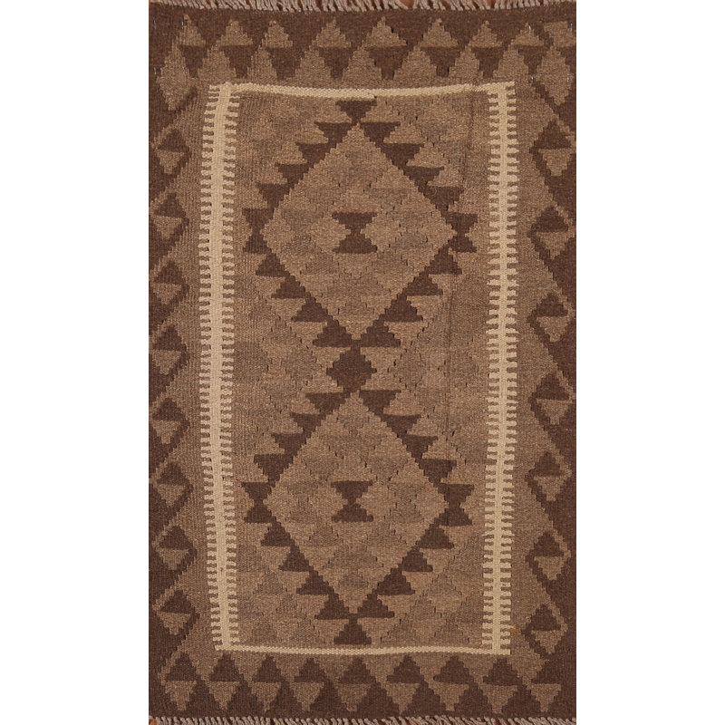 Geometric Kilim Oriental Area Rug 3x4