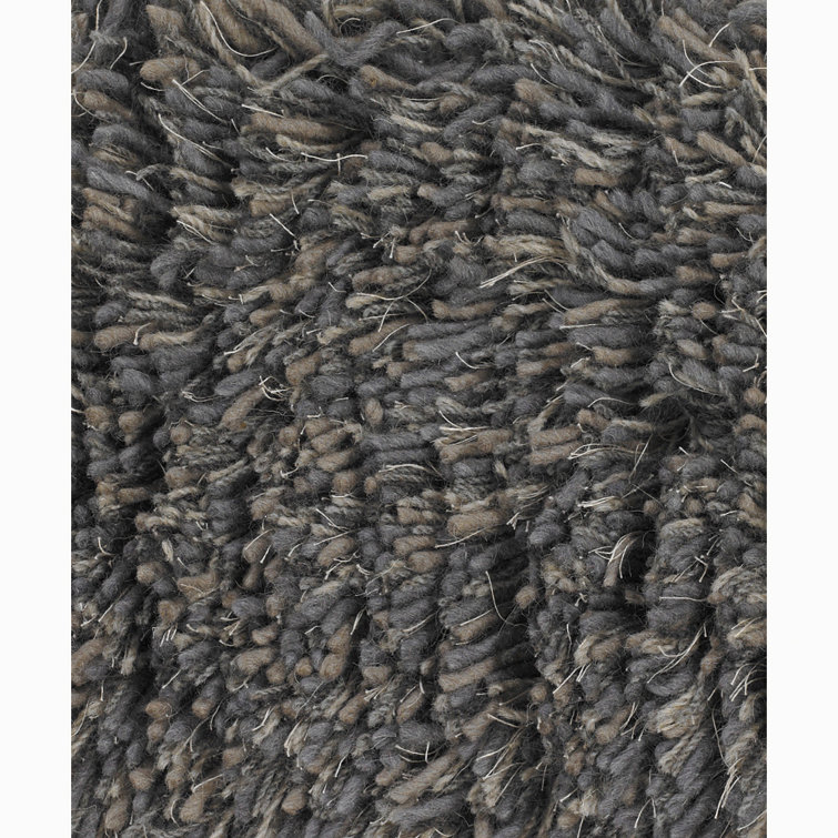 Espeda Wool Area Rug in Light Gray