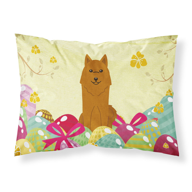 Taie d’oreiller œufs de pâques, Chien d'ours de Carélie