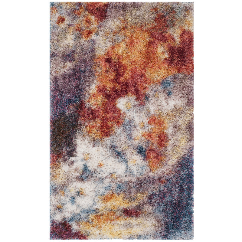 Delma Performance Abstract Rug, Rectangle 2'3" x 3'