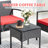 Ivancea 2 - Person Wicker Patio Dining Set with Square Table , Cushions Included-1457826171