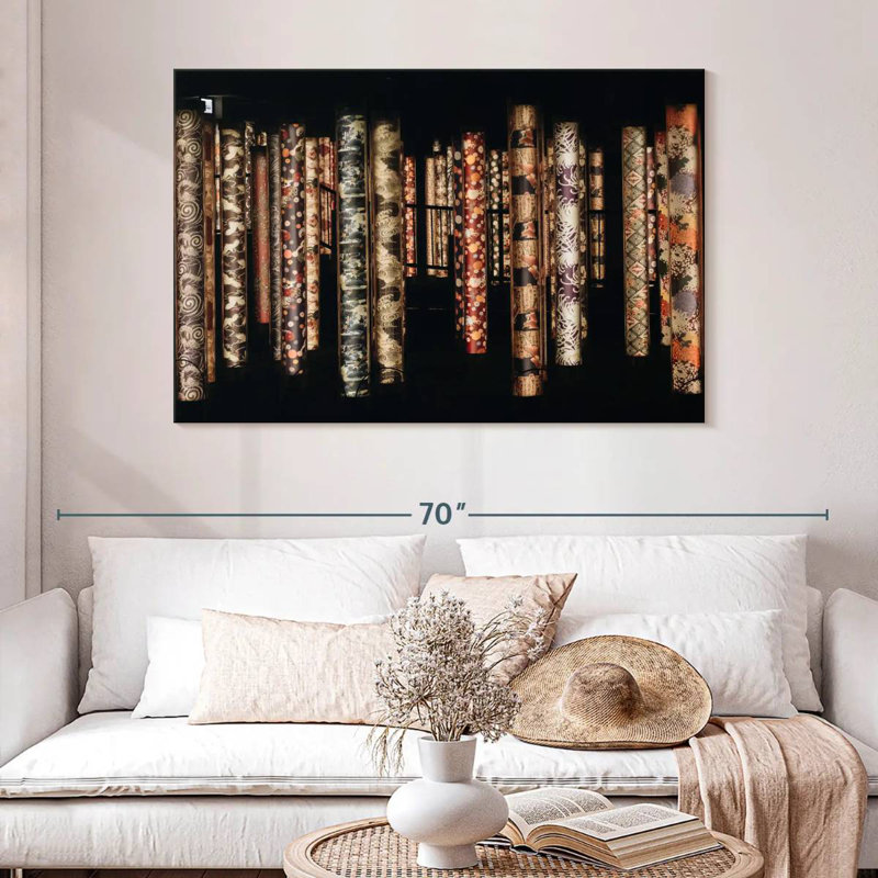 Nicci Japanese Kimono Textile, 32" H x 48" W