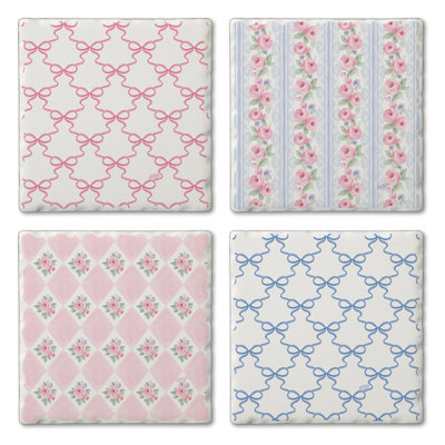 Paquet de 4 sous-verres Pure Romance