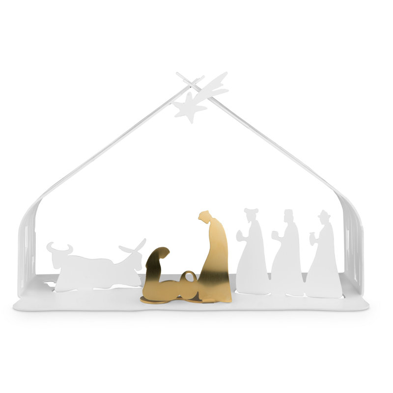 Bark Christmas Nativity Set, White