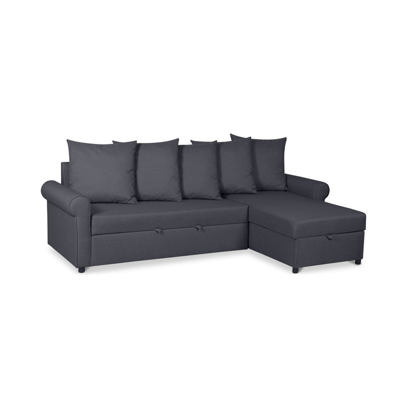 Clearbrook 4 Seater Sofa Bed, Right Hand Facing, Anthracite
