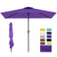  Parasol de marché rectangulaire 120 po x 78 po avec manivelle-1920056182