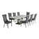 8 - Person Pedestal Dining Set