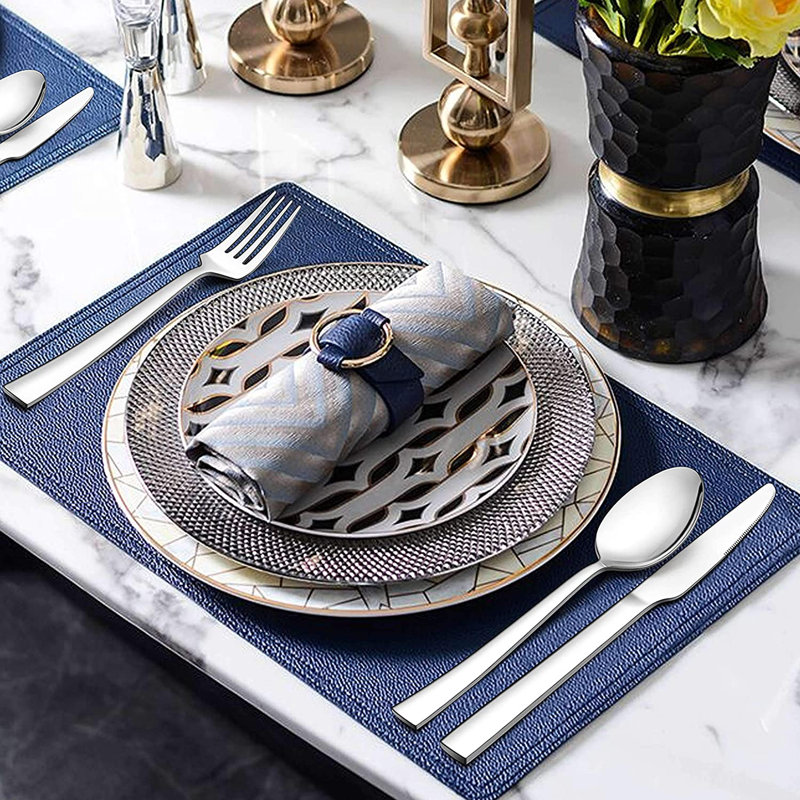 Latitude Run® Aijahlon Stainless Steel Flatware Set - Service for 8
