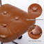 Chaise de bureau pivotante en similicuir Ayris-2021555490