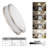 10 Inch LED Flush Mount Ceiling Light, 16W Dimmable LED Ceiling Light Fixture, 3000K Warm White & Brush Nickel, Modern Round Ceiling Chandelier for Living Room, Bedroom, ETL Listed-55048201