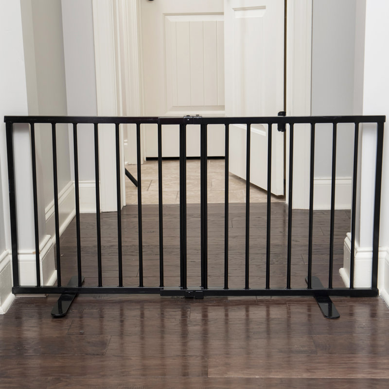 Metal Step Over Gate (Model MSOG), Black