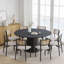 Solid Wood Dining Table Round Pedestal Kitchen Table-1319743285-1319743280