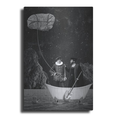 Winston Porter «Drifting Away» par Elo Marc, art mural en métal