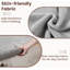 Recliner Without Armrests, Office Chair, Desk Chair Swivel Chair, Ergonomic Chair, Velvet Chair, Height-Adjustable Chair, 360° Swivel, Upholstered Chair, With Rocking Function, Light Grey