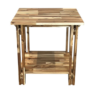 Damius Solid Wood End Table