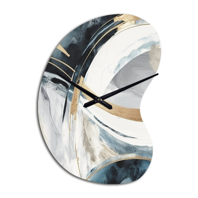 Horloge asymétrique en métal Fabriciana, Petit