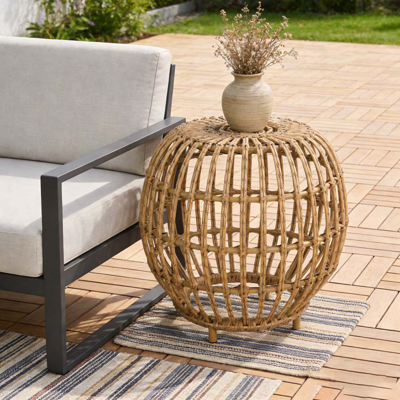 Rattan Side Table
