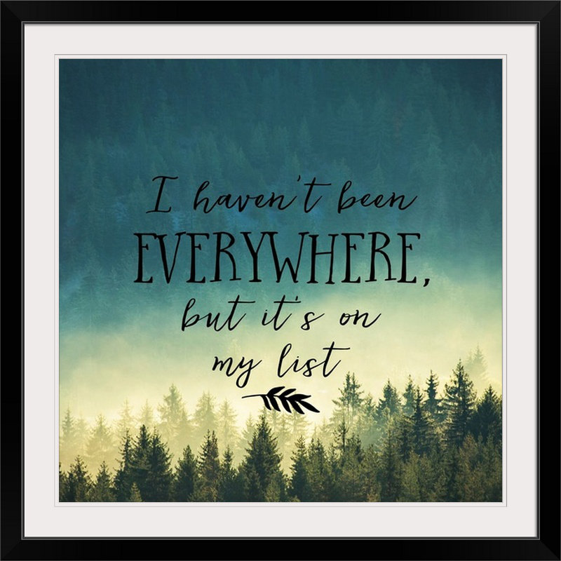Art textuel, «I Havont Got Everywhere - Sentiment», H 30 po x l 30 po x P 1,5 po, Toile