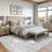 Sabrenna Paige Distressed Ivory Machine Washable Area Rugs-1703406070
