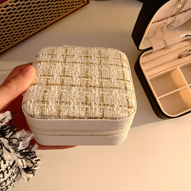 Boîte à bijoux +, Beige