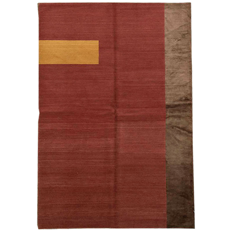 Hand-Knotted High-Quality Red Area Rug