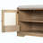 Rustic Storage Bench, Multifunctional Wood Entryway Shoe Bench with Removable Cushion, Woven Rattan Doors & Adjustable Shelves-565311971
