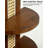 Boho Rattan Floating Shelves Wall Mounted Plant Display Set of 2-1670633834