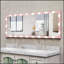 Miroir mural pleine longueur à DEL avec éclairage réglable et commande tactile pour les chambres et les hôtels