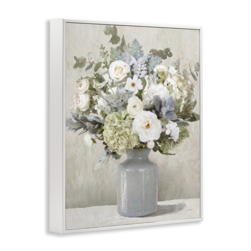 Giclée encadrée Fresh Garden Bouquet, design par Amber Sterling, H 14 po x l 11 po