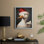 «Christmas Holiday Art», série 2-CIX, reproduction encadrée - bois massif