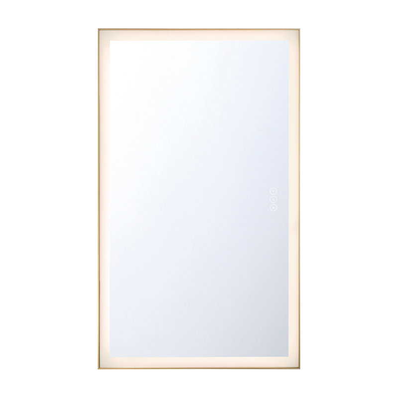Lenora Rectangular Mirror, 54" x 32", Gold