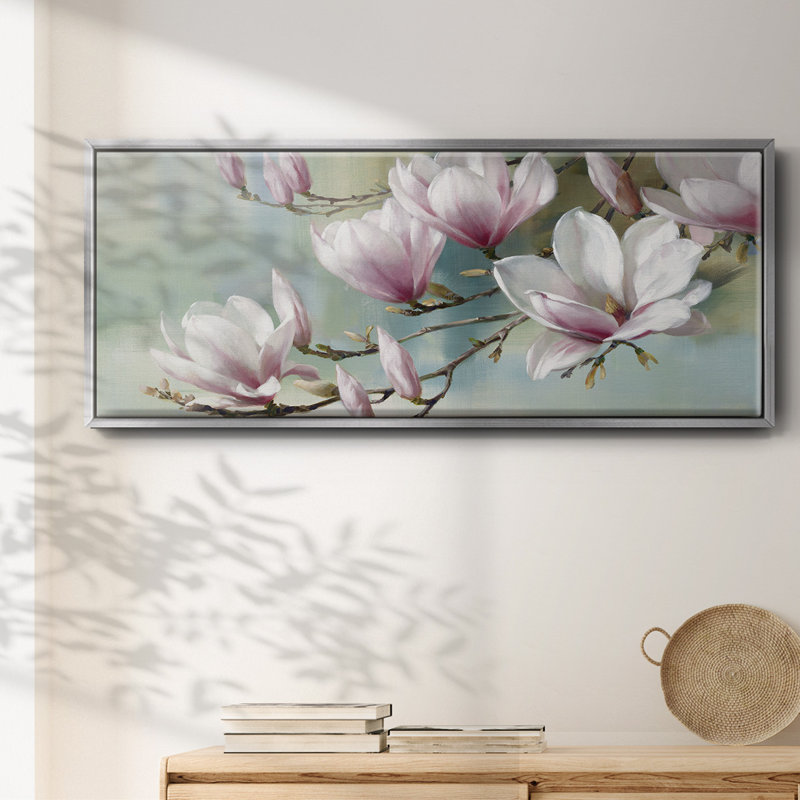 Magnolia Morning - toile encadrée, H 20 po x l 50 po