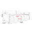 Canapé-lit modulaire résistant aux rayures 74,8 po-130030727