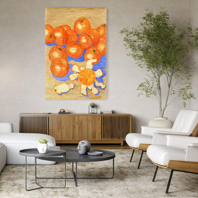 Art contemporain contemporain rustique, H 48 po x l 32 po