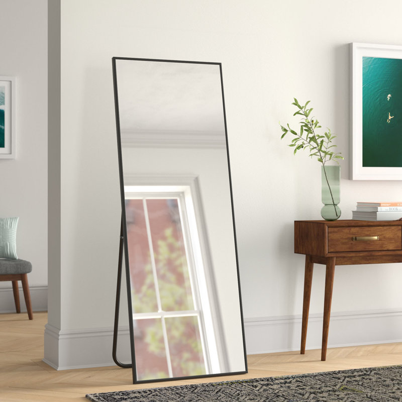Miroir pleine longueur Niehaus, Noir, 71 po x 24 po