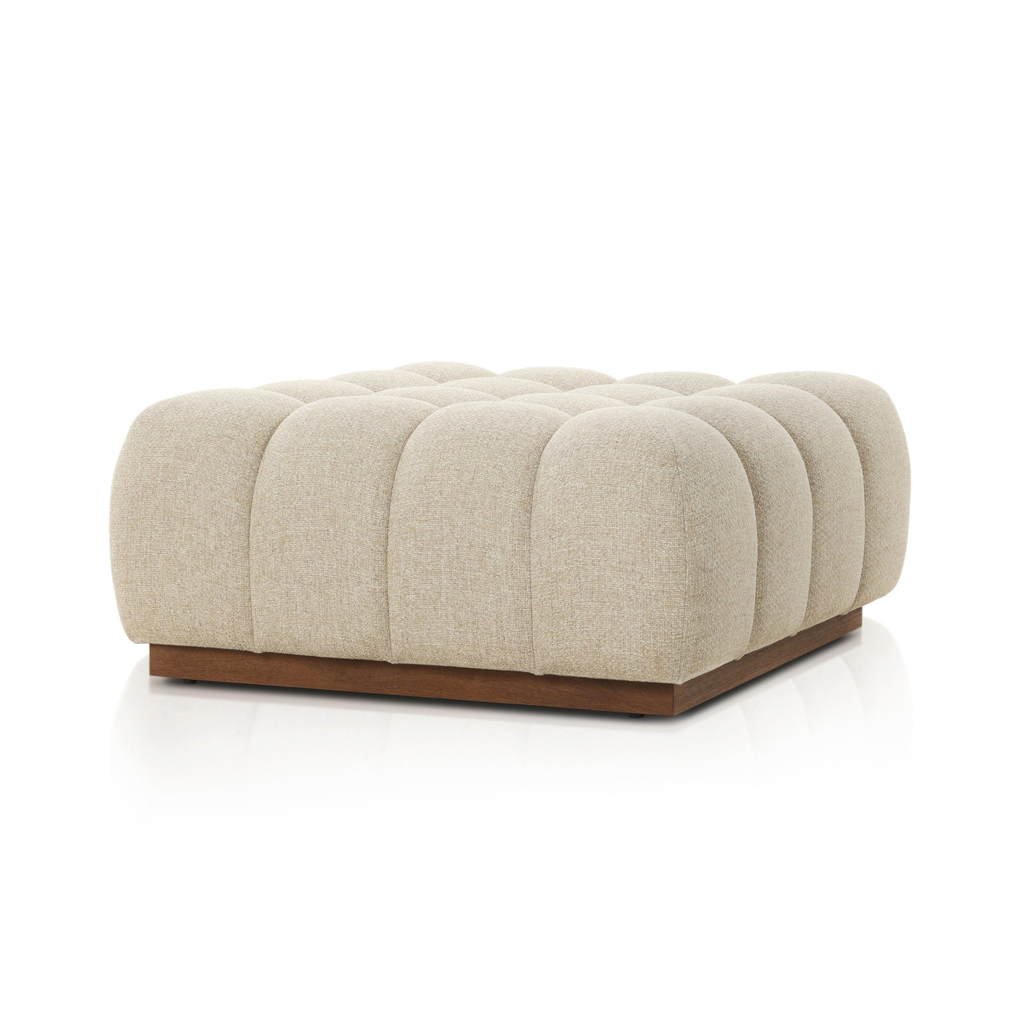 Martinique Outdoor Ottoman Piece-Hayes Cream