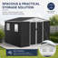Ten by Eight Windowed Shed