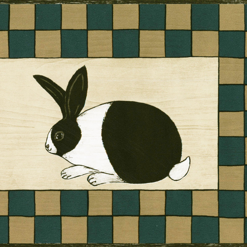 Bordure de papier peint 15 pi x 7 po Donson Rabbit
