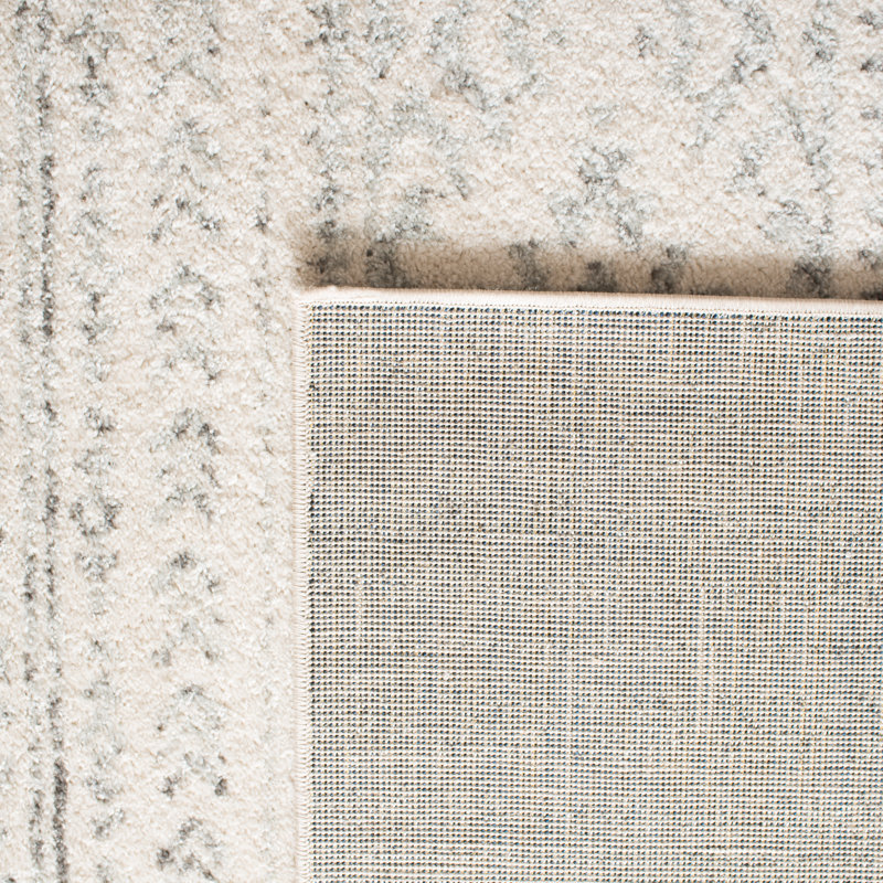 Leiding Ivory/Dark Grey Rug, Runner 61 x 213cm