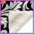 Black White Damask Blankets-130658119