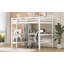 Lit mezzanine double avec tablettes multifonctionnelles et bureau sous le lit-1997130134