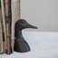 Caselyn Decorative Distressed Cast Metal Duck Head Bookends