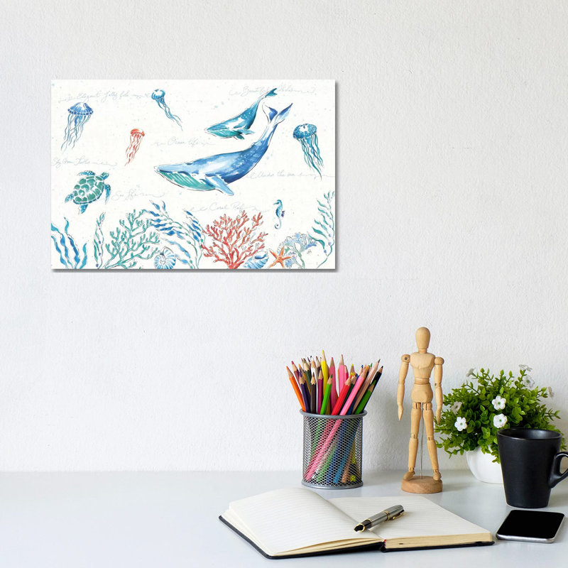 Maritime I by Daphne Brissonnet - Wrapped Canvas Print, 20.32 cm H x 30.48 cm W
